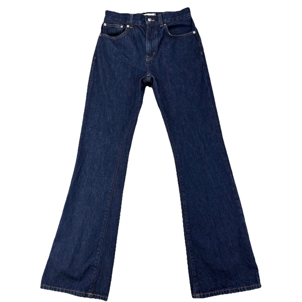 Madewell Vintage Flare Jeans Size 25 Dark Wash High Rise 100% Cotton Staple